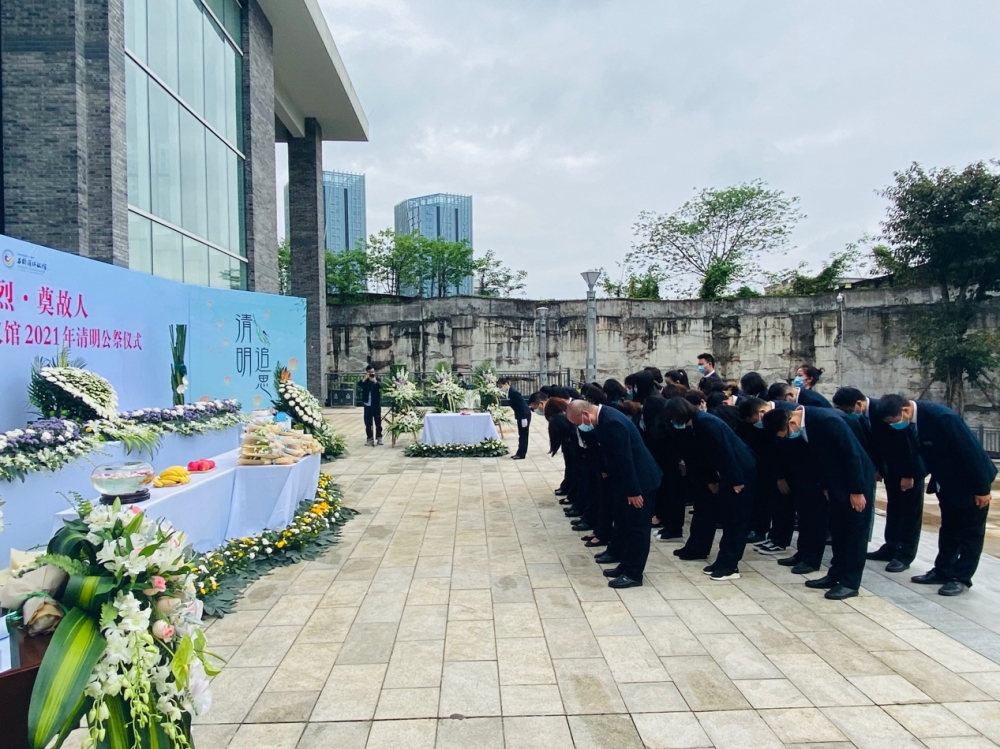 石桥铺殡仪馆提醒:清明祭扫需预约,每个墓位限5人同行