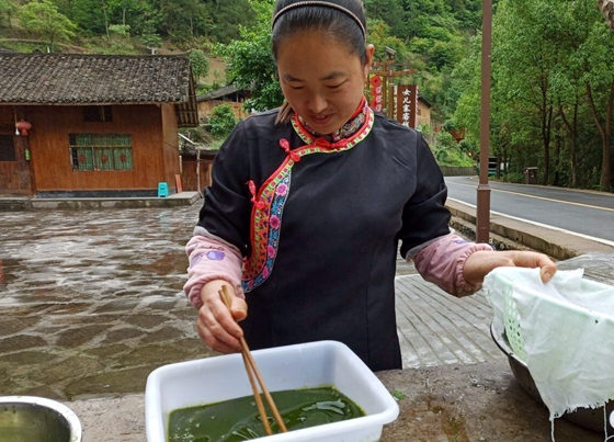 黔江深山美食"斑鸠蛋豆腐"