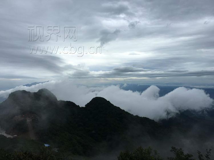 渝北华蓥山现云海景观 宛若人间仙境