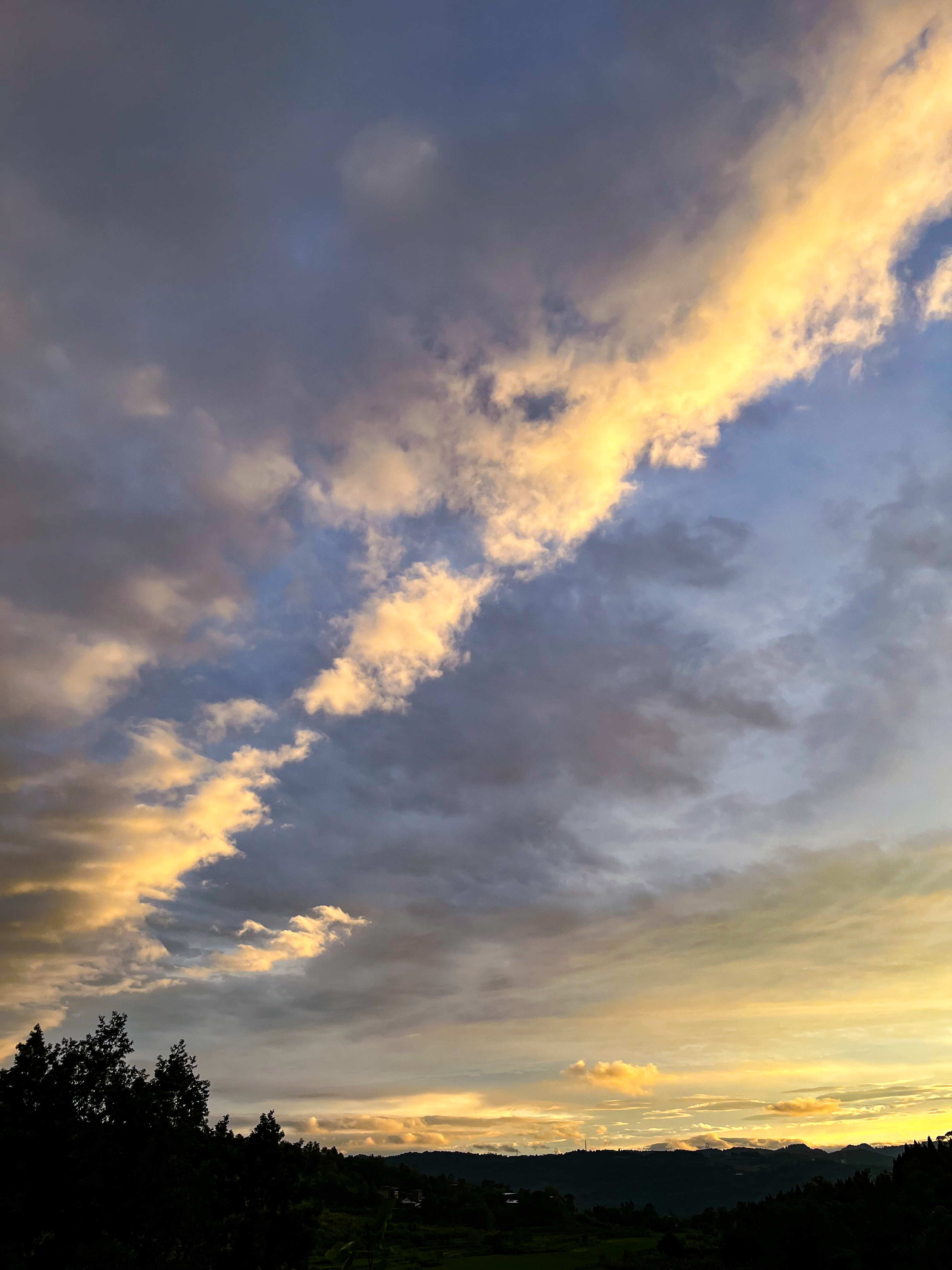 乡野夕晖美