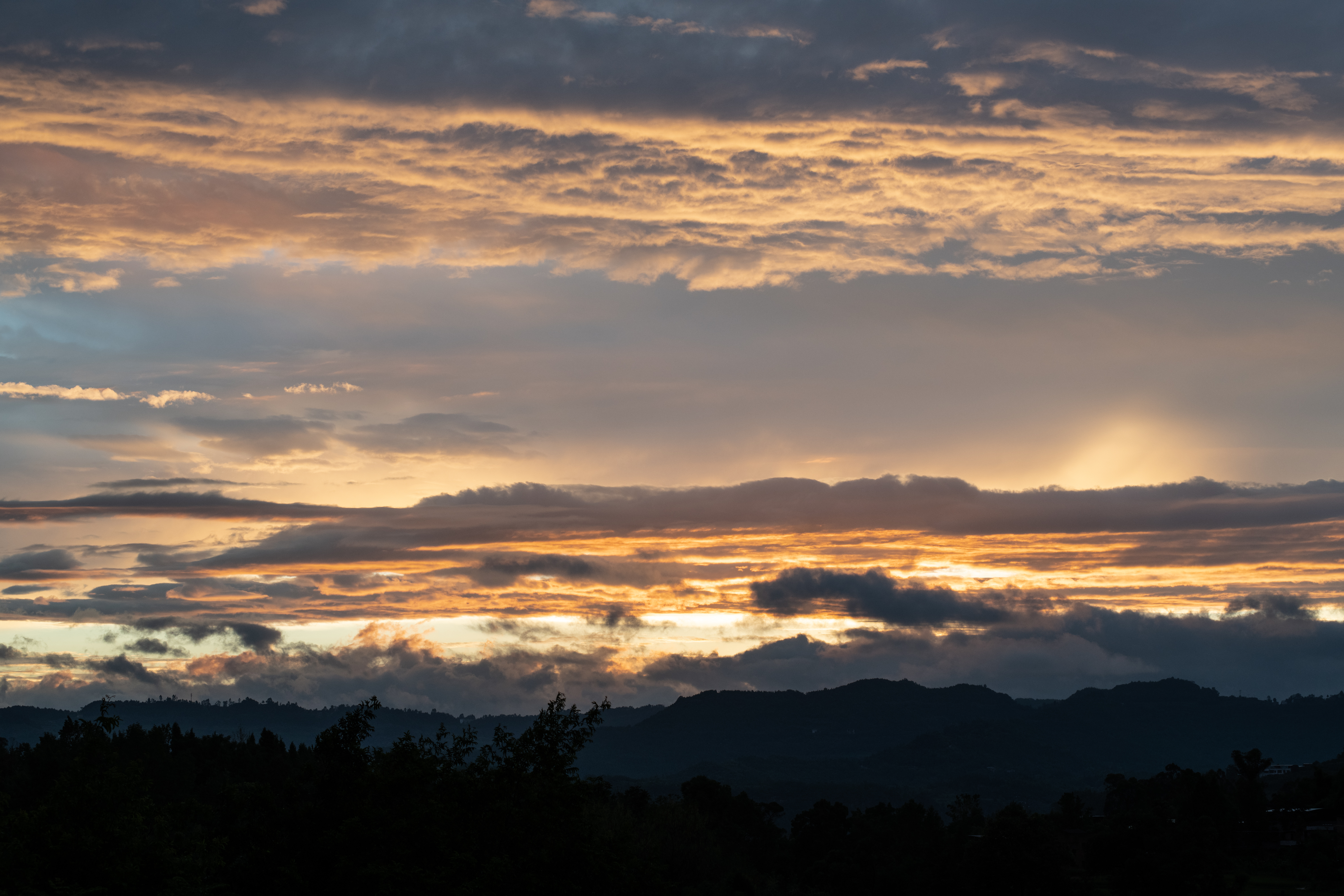 乡野夕晖美