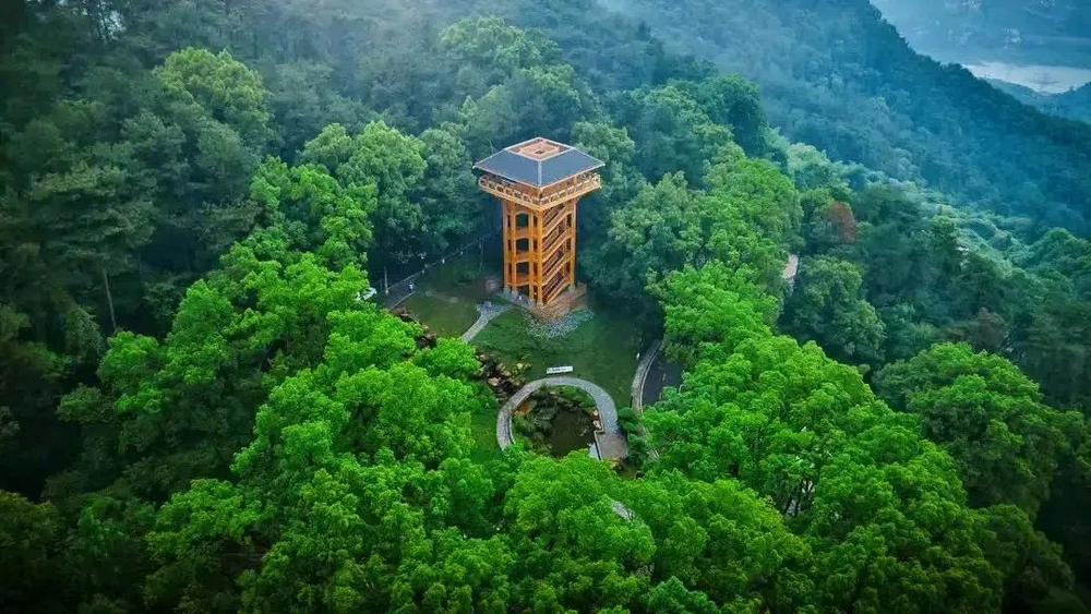 縉雲有氧:黛湖--騰龍埡--憑風看雲--縉雲寺