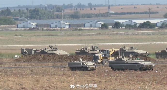 以色列在加沙地帶附近集結坦克