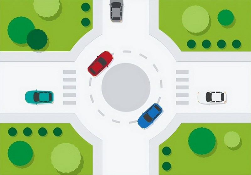 交通事故发生从而缓解交通拥堵压力环岛能引导车辆按同一方向行驶74