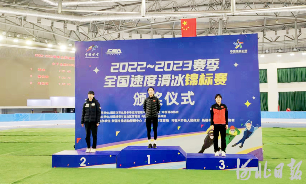 2022-2023赛季速度滑冰两项全国赛事，河北运动员获得2金2银5铜