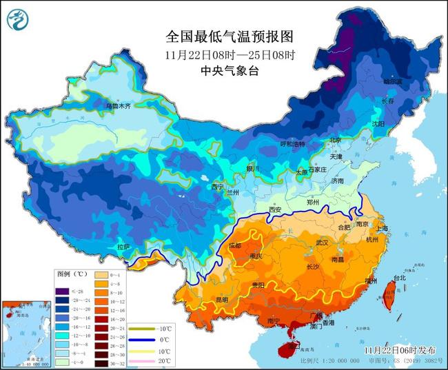 全国下雪分布图今天图片