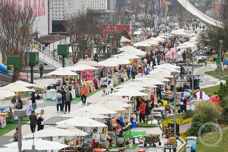 集市上热闹的场景图片图片