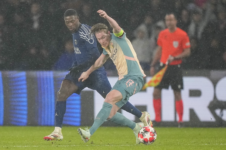 曼城欧冠排名跌至25位濒临出局_欧冠出线生死战巴黎悬了?神锋有望助曼城抢分_曼城巴黎圣日耳曼欧冠联赛4比2比分战报