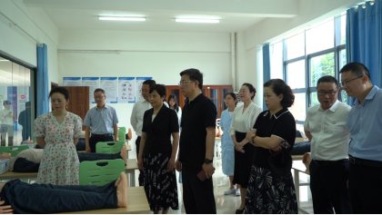 助力大健康产业发展：重庆市委教育工委委员、市教委副主任李劲渝一行调研重庆健康职业学院