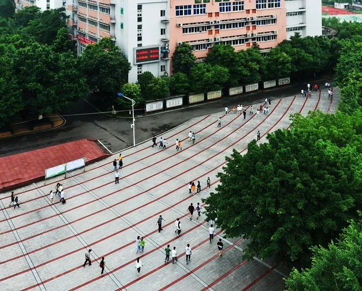 长寿川维中学北城校区图片