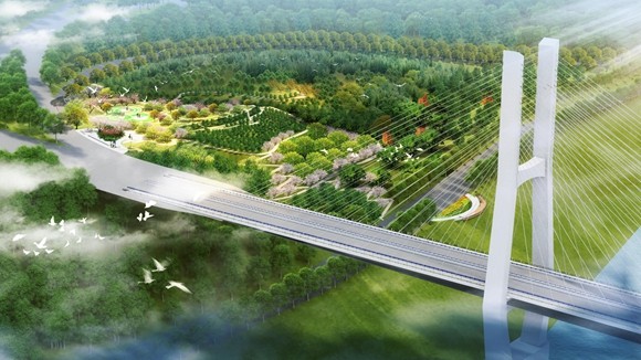 重庆将新增一座长江大桥石沱长江大桥7日在涪陵开工建设