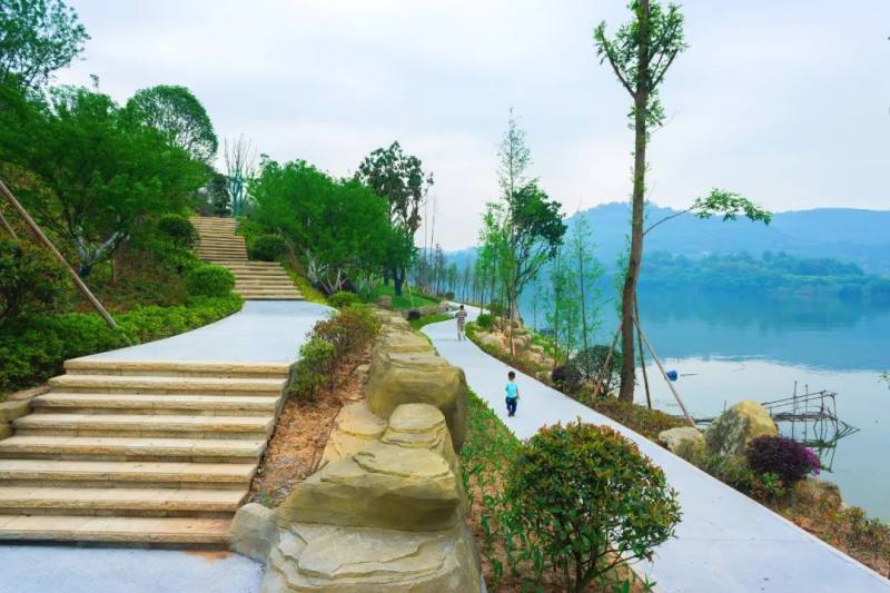 花滩市政南公园部分区域开园迎客!