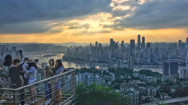 #南岸起风景# 这几天重庆的天气可以说是好到