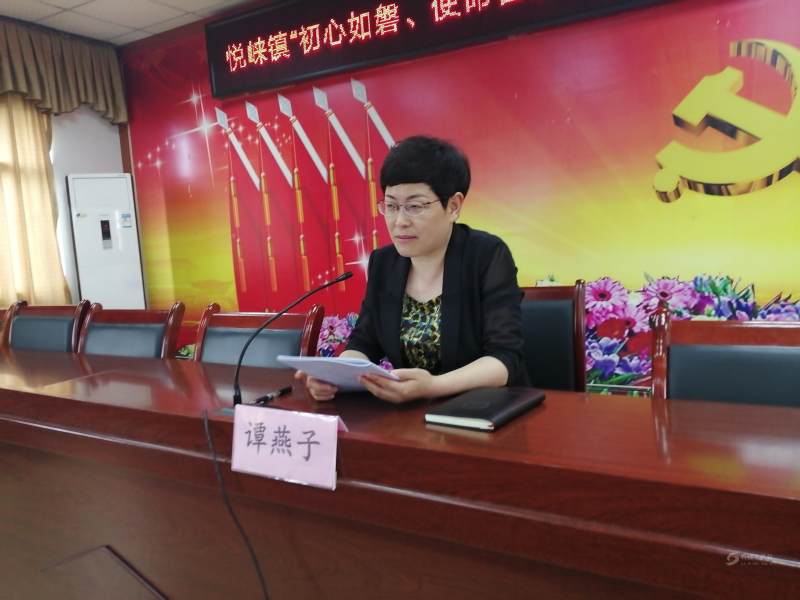 谭燕子到悦崃镇开展"初心如磐,使命在肩——牢记嘱托加油干,感恩奋进