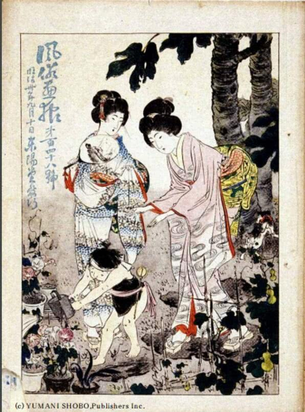 一百多年前的日本 风俗画报 从女学生到自然灾难再到城市消防都被画了下来 上游新闻 汇聚向上的力量