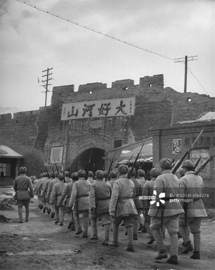 老照片1946年的晋察冀根据地