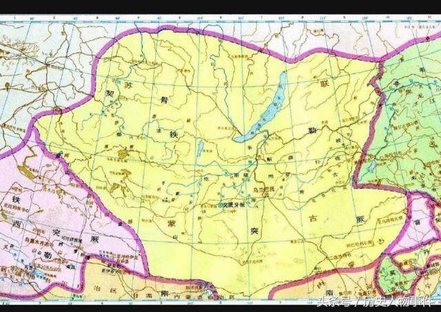 公元546年,突厥在其首领土门的领导下,西并天山北的铁勒部落,6年后,东