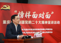 重庆农投集团党委举办“榜样面对面”党的二十大精神宣讲活动