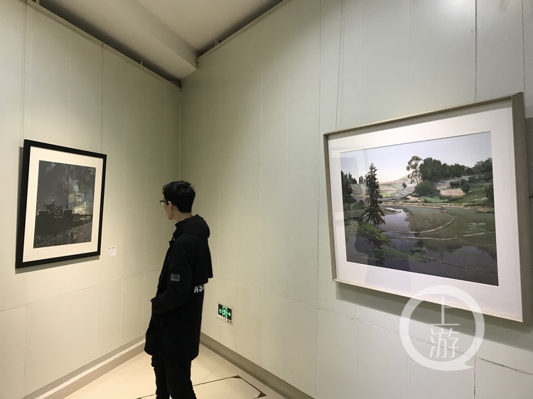 彩溢龚滩——首届重庆市青年水彩·粉画展现场.jpeg