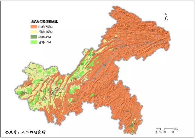 重庆山脉地图图片