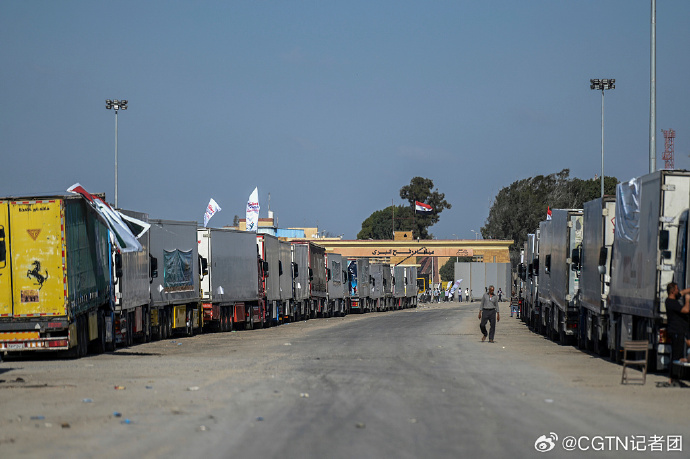 連接加沙地區與埃及的拉法口岸開放 國際人道主義援助物資進入加沙