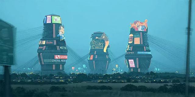 未来的瑞典乡村场景｜Simon Stålenhag 作品赏析