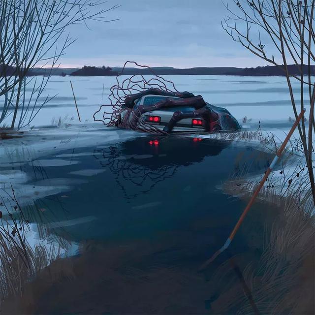 未来的瑞典乡村场景｜Simon Stålenhag 作品赏析