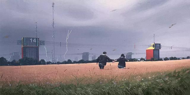 未来的瑞典乡村场景｜Simon Stålenhag 作品赏析