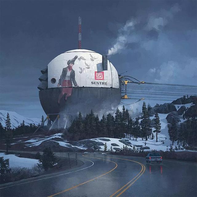 未来的瑞典乡村场景｜Simon Stålenhag 作品赏析