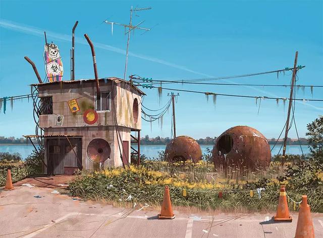 未来的瑞典乡村场景｜Simon Stålenhag 作品赏析