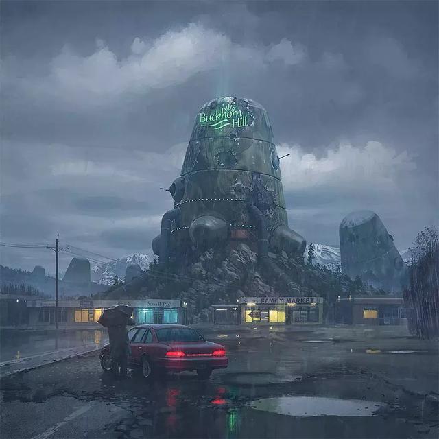 未来的瑞典乡村场景｜Simon Stålenhag 作品赏析