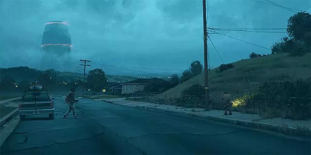 未来的瑞典乡村场景｜Simon Stålenhag 作品赏析