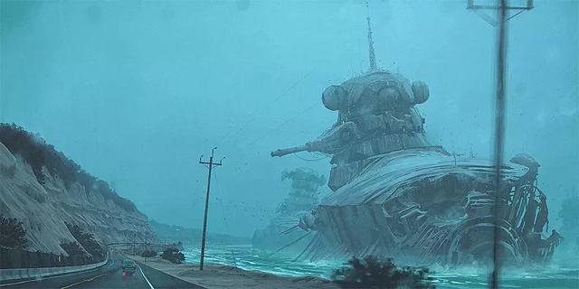 未来的瑞典乡村场景｜Simon Stålenhag 作品赏析