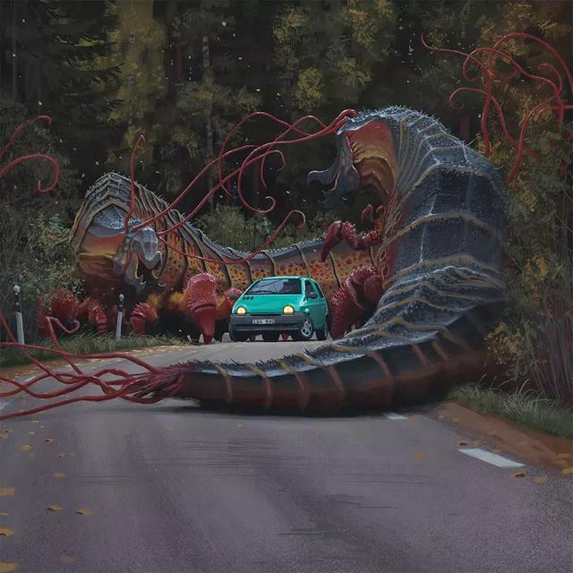 未来的瑞典乡村场景｜Simon Stålenhag 作品赏析