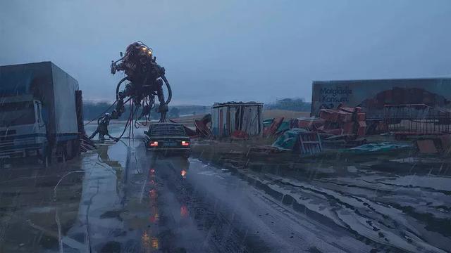 未来的瑞典乡村场景｜Simon Stålenhag 作品赏析