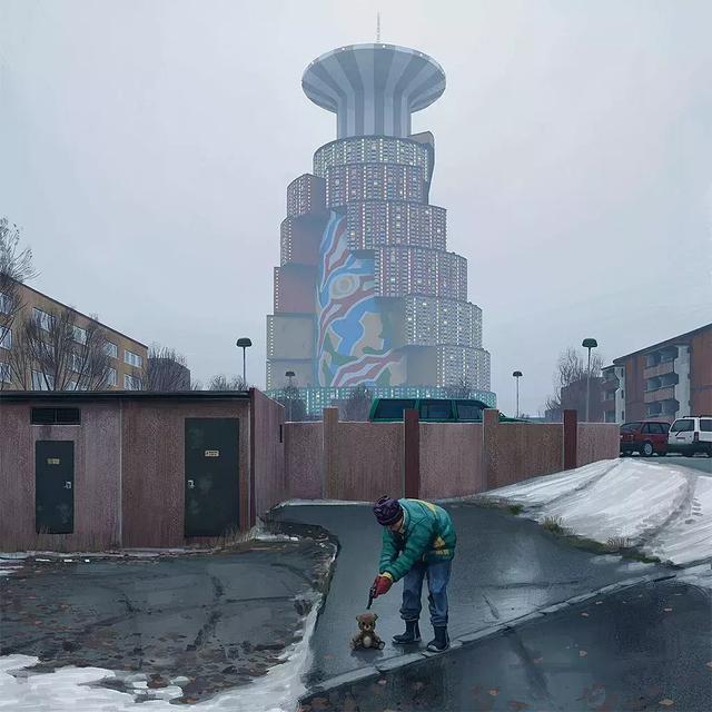 未来的瑞典乡村场景｜Simon Stålenhag 作品赏析