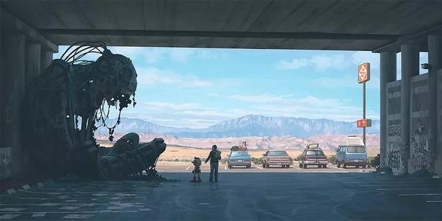 未来的瑞典乡村场景｜Simon Stålenhag 作品赏析