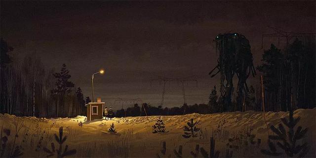 未来的瑞典乡村场景｜Simon Stålenhag 作品赏析