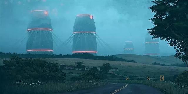 未来的瑞典乡村场景｜Simon Stålenhag 作品赏析