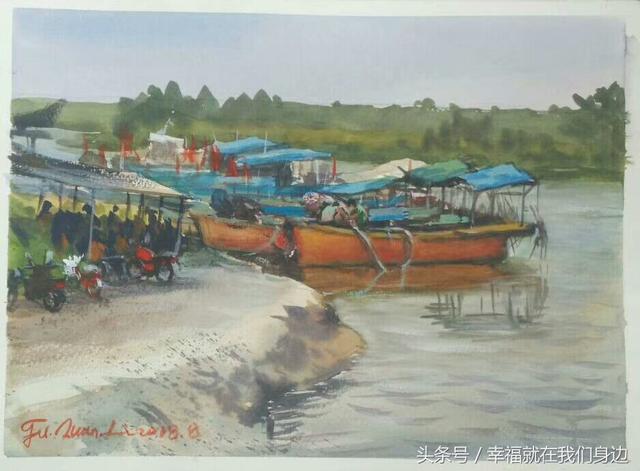 海是什么颜色？海是什么味道？江门画家李福泉一支画笔告诉你