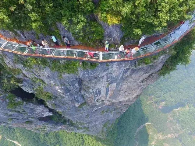 张家界玻璃桥/玻璃栈道景区挑战刺激，体验绝壁凌空