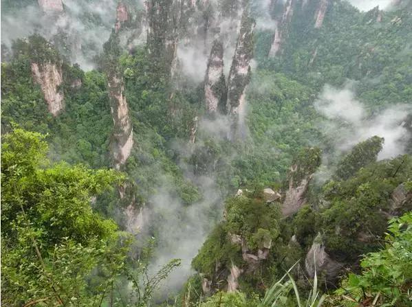 在张家界旅游下雨了怎么办，看得到风景吗