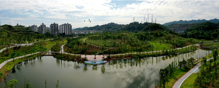 两江新区水土滨江路图片