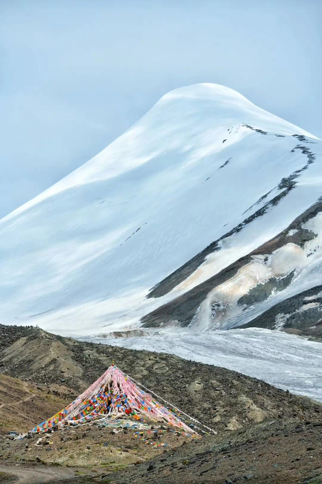 上游•夜雨丨杨戈：登顶可可赛极门峰- 艺术画作