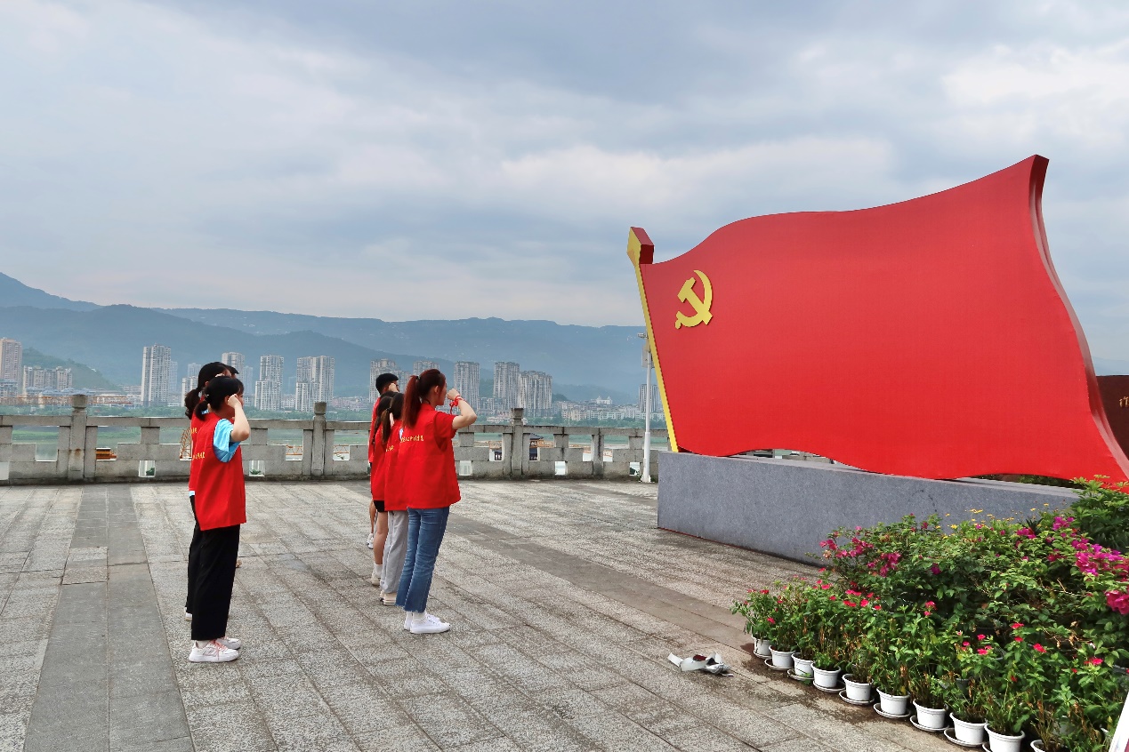 入党宣誓图片背影图片