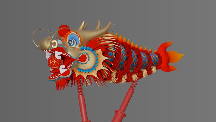 3d打印龙头手工拼贴龙身刚刚亮相央视春晚的这条铜梁小彩龙不简单