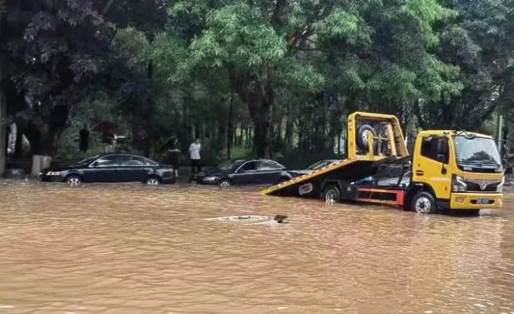 阆中大雨图片