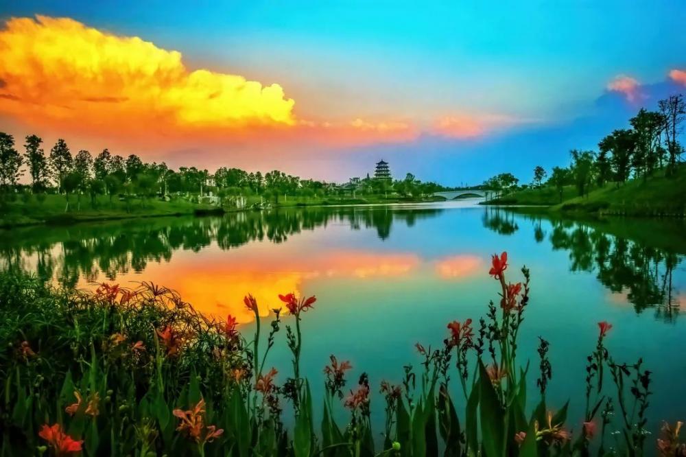 垫江三合湖湿地公园确定为国家aaaa级旅游景区