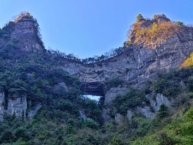 酉阳朝天门村川湖大界美如画