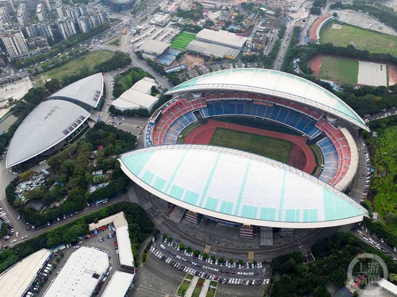 重庆奥体中心体育场顶棚维修改造项目主体完工-上游新闻 汇聚向上的